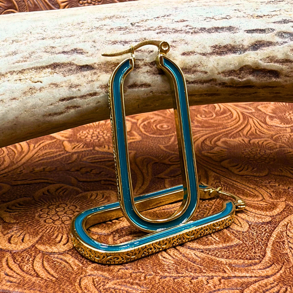 Antler Rings - The Gold Etta Hoops