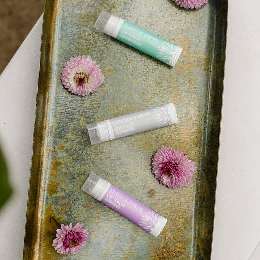 Thistle Farms - Lip Balm Trio Set | Lavender, Tea Tree Mint, Unscented