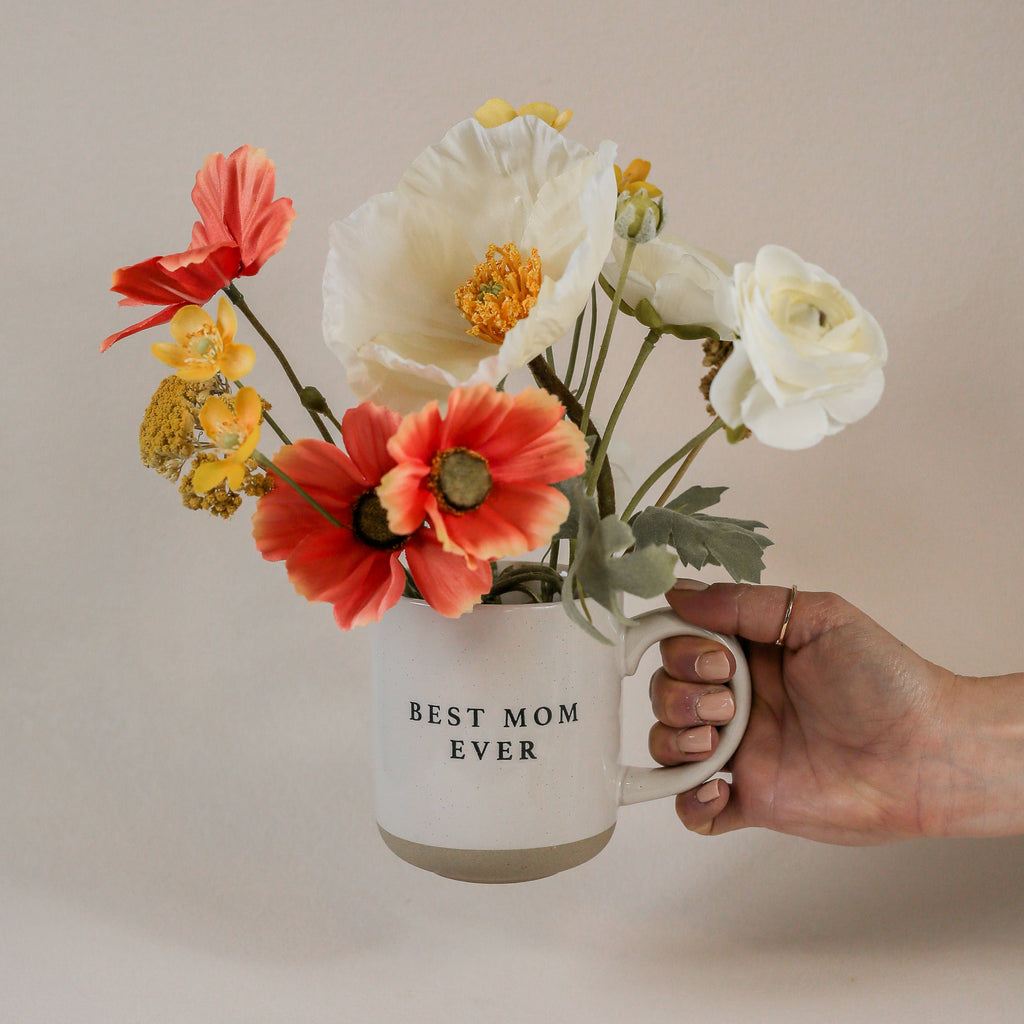 Sweet Water Decor - Best Mom Ever Stoneware Coffee Mug - Gifts & Home Decor