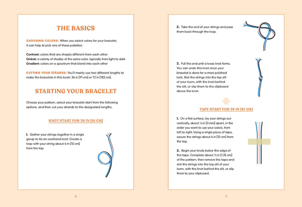 Chronicle Books - Mindful Crafts: Calm Vibes Friendship Bracelet Kit