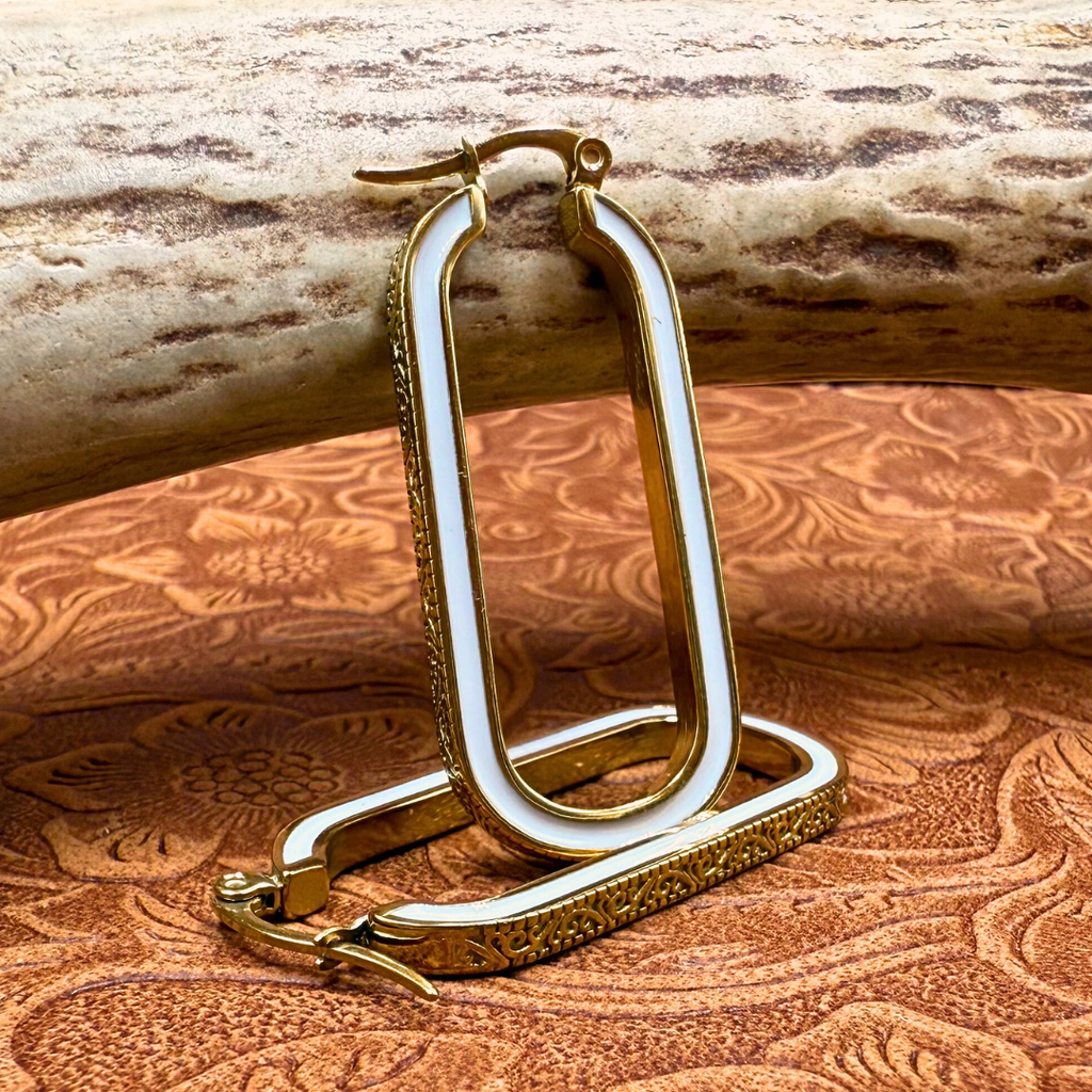 Antler Rings - The Gold Etta Hoops
