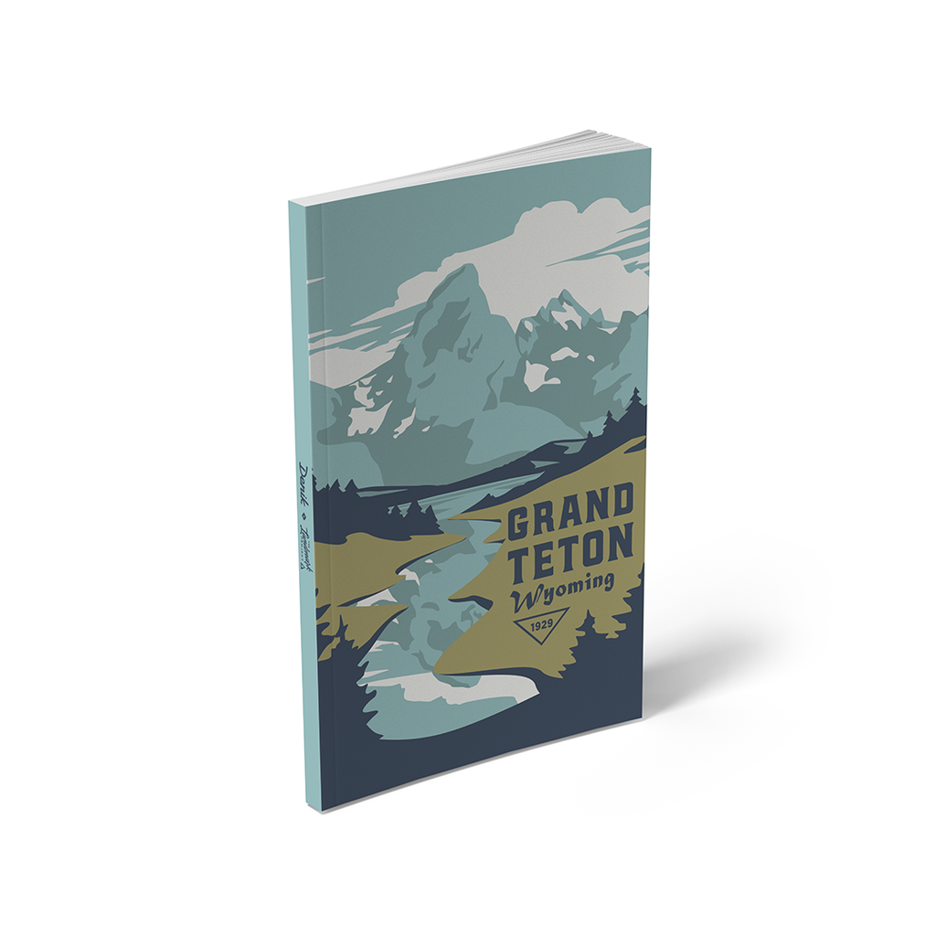 Denik - Grand Teton National Park Classic Layflat Notebook LFC2114L