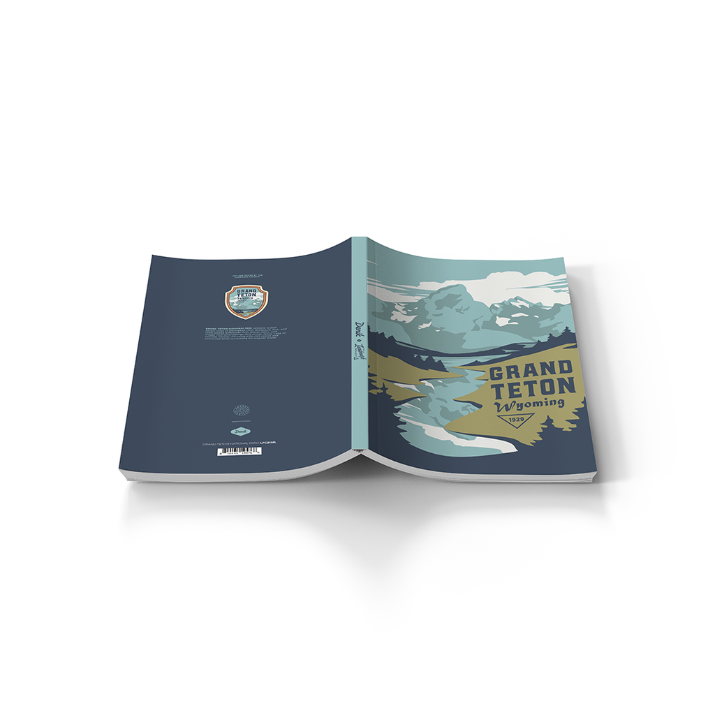 Denik - Grand Teton National Park Classic Layflat Notebook LFC2114L