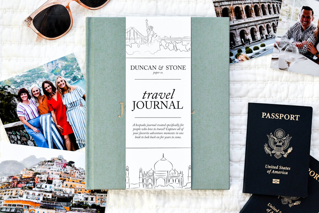 Duncan & Stone Paper Co. - Travel Journal | Adventure Keepsake | Trip Adventure Book