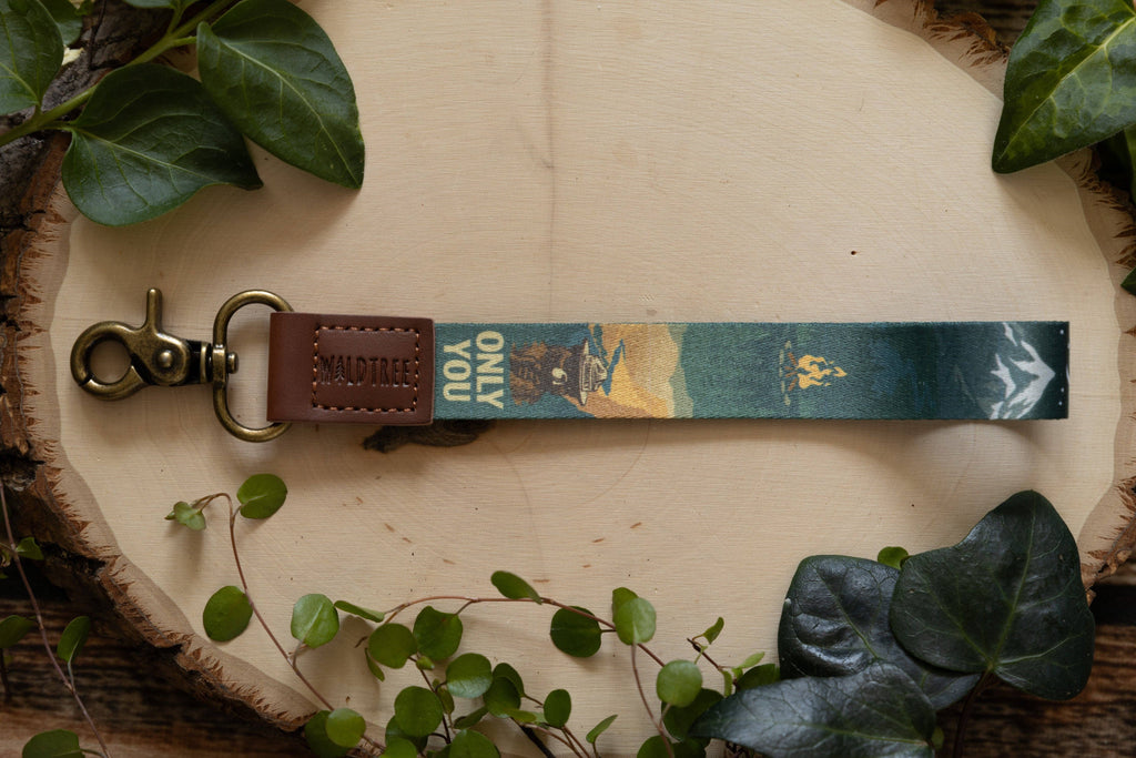 Wildtree - Smokey Bear Wristlet Keychain Lanyard