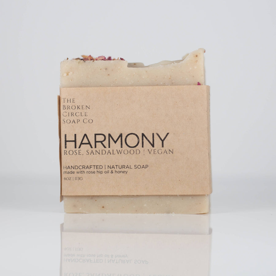 The Broken Circle Soap Co - Harmony (Rose & Sandalwood) | Vegan Soap