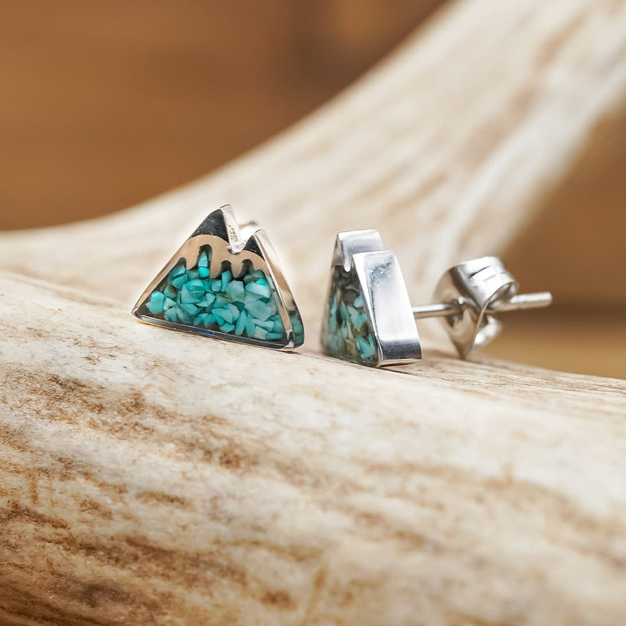 Antler Rings - Turquoise Mountain Earrings