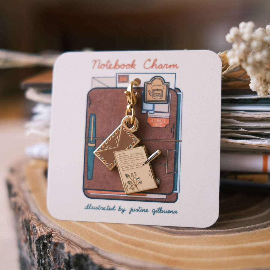 Justine Gilbuena - Snail Mail Notebook Charm
