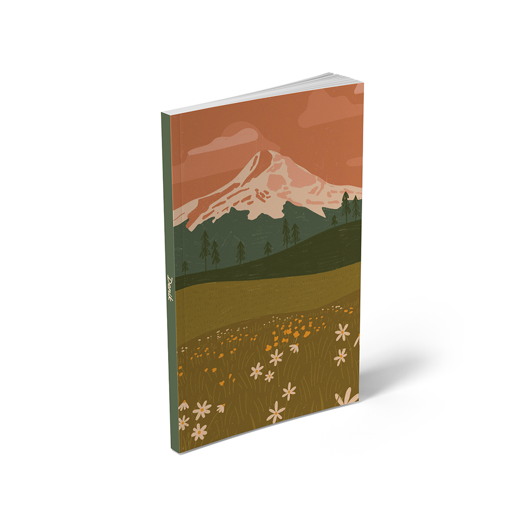 Denik - Rosy Mountain  Soft Touch Classic Layflat Notebook LFC1883L