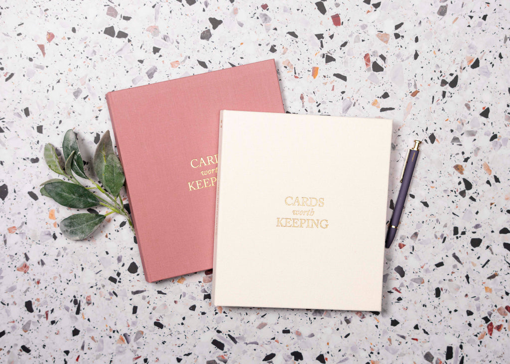 Duncan & Stone Paper Co. - Cards Worth Keeping Journal | Birthday Card Organizer Book