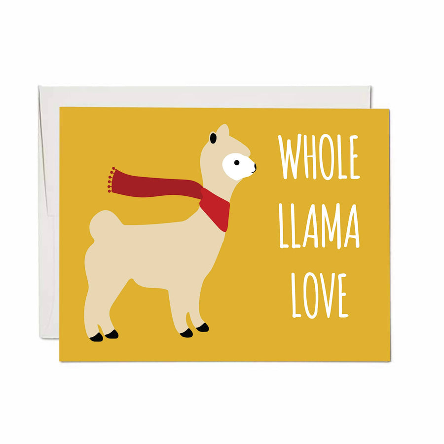 Mr. Sogs - Whole Llama Love Notecard