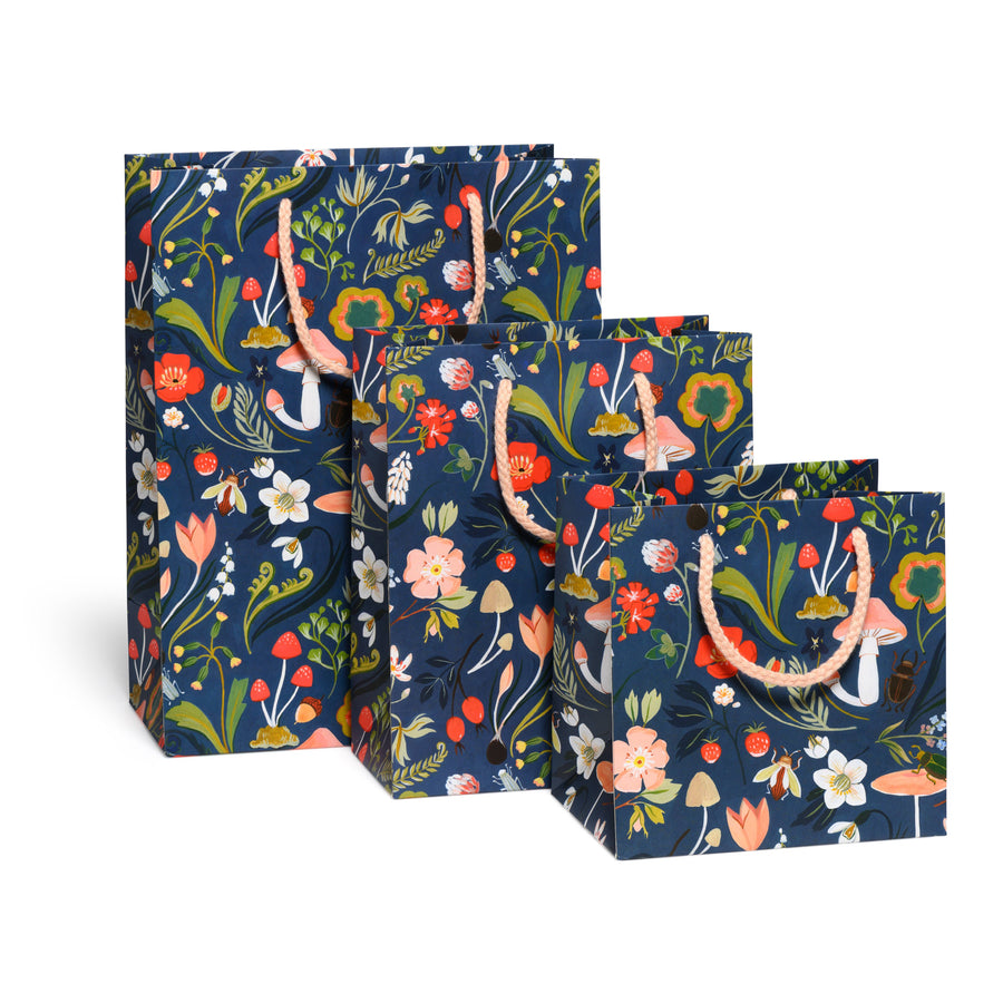 Red Cap Cards - Forest Blue gift bags