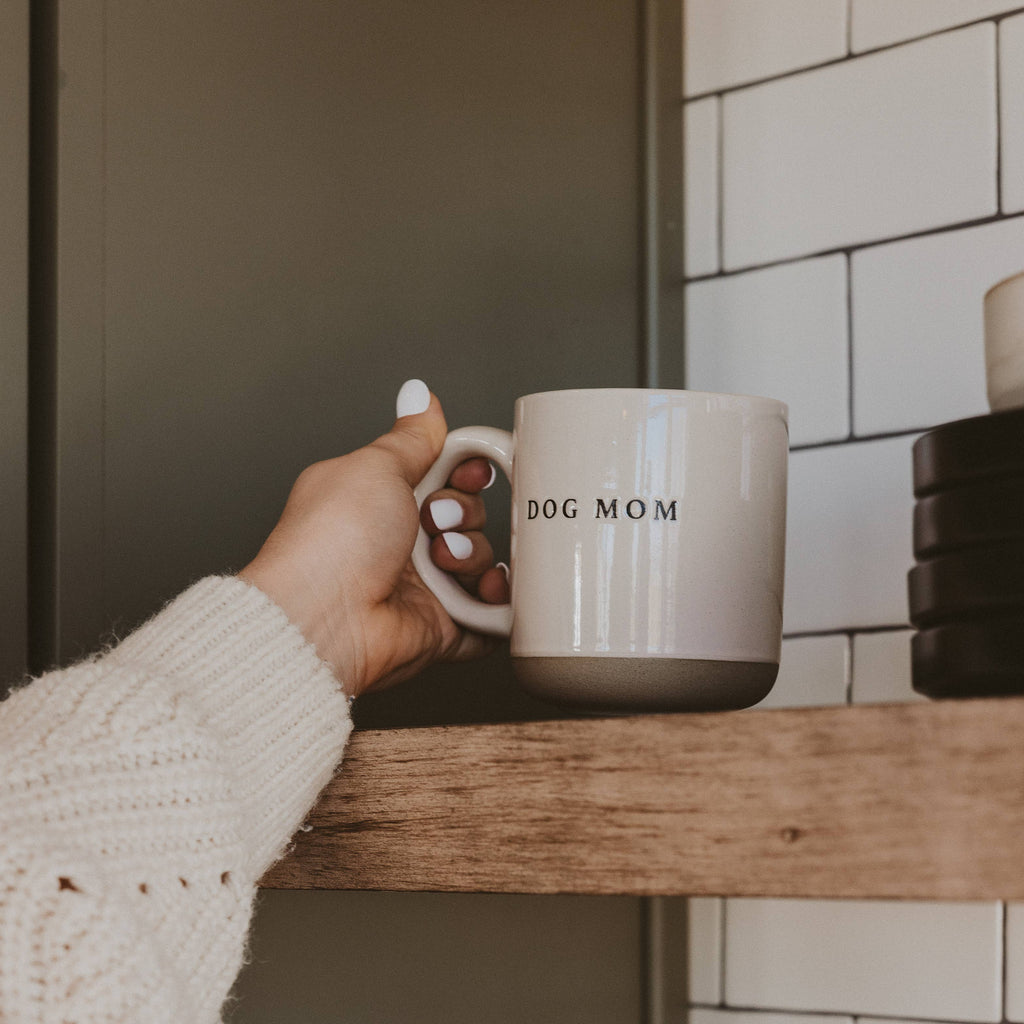 Sweet Water Decor - Dog Mom Stoneware Coffee Mug - Gifts & Home Decor