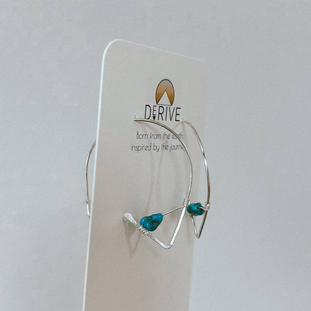 Derive Jewelry - Kingman Turquoise Ear Threaders