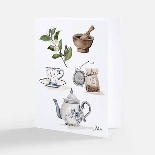 Julie Norkus - Note Card - Tea