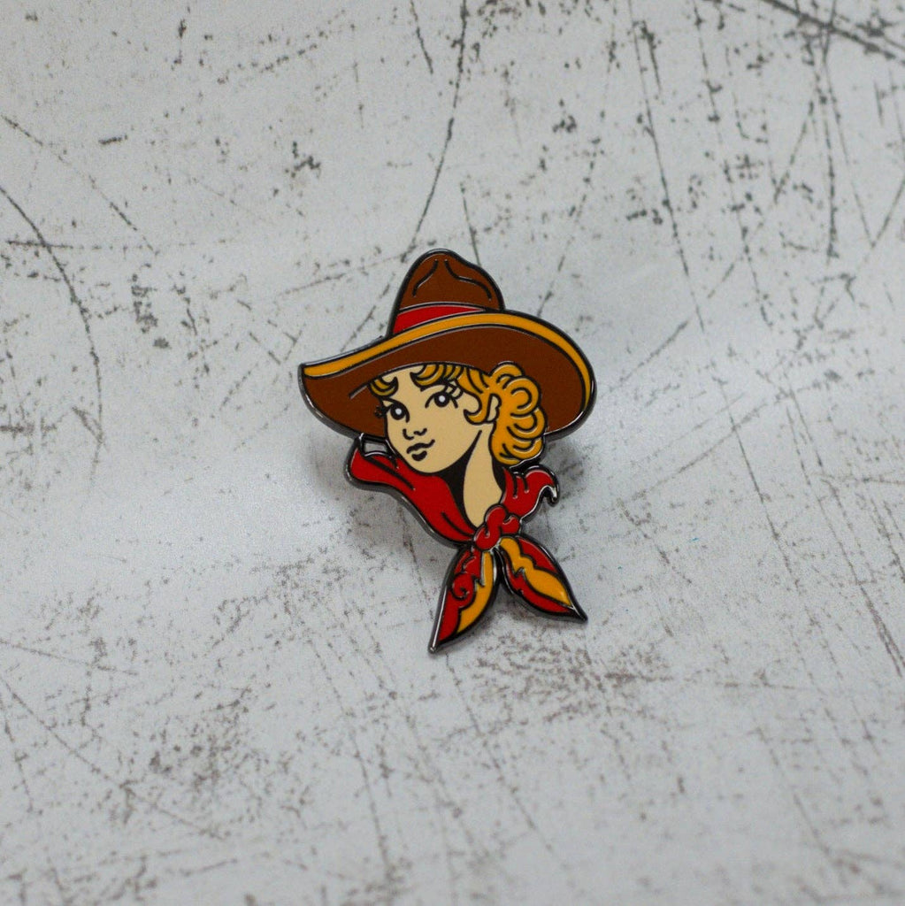 Rock And Rose Motel - Cowgirl Enamel Pin