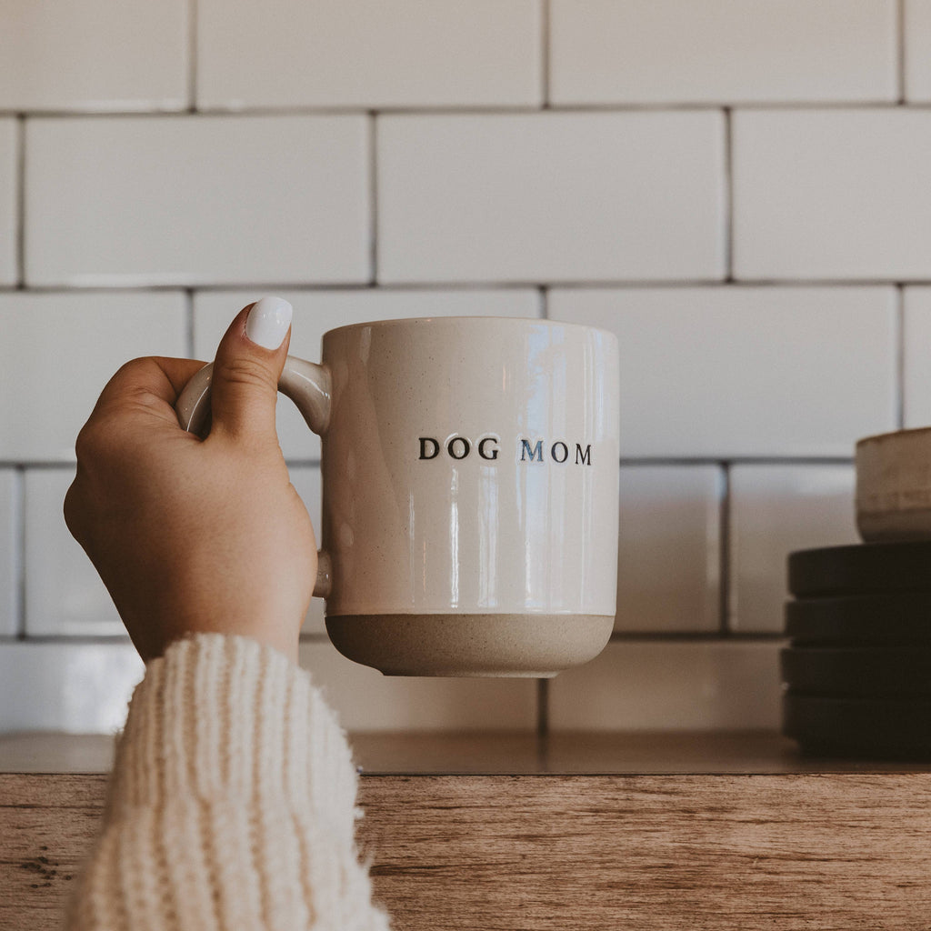 Sweet Water Decor - Dog Mom Stoneware Coffee Mug - Gifts & Home Decor