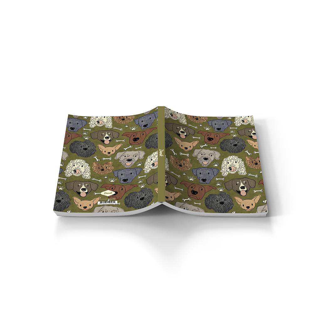 Denik - Doggies Classic Layflat Journal Notebook LFC1794L