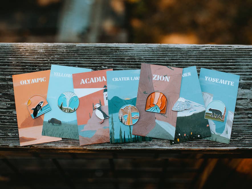 Good & Well Supply Co. - Yellowstone National Park Enamel Pin