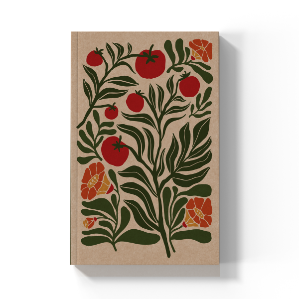 Denik - Tomatoes Kraft Layflat Notebook KLC2217KL