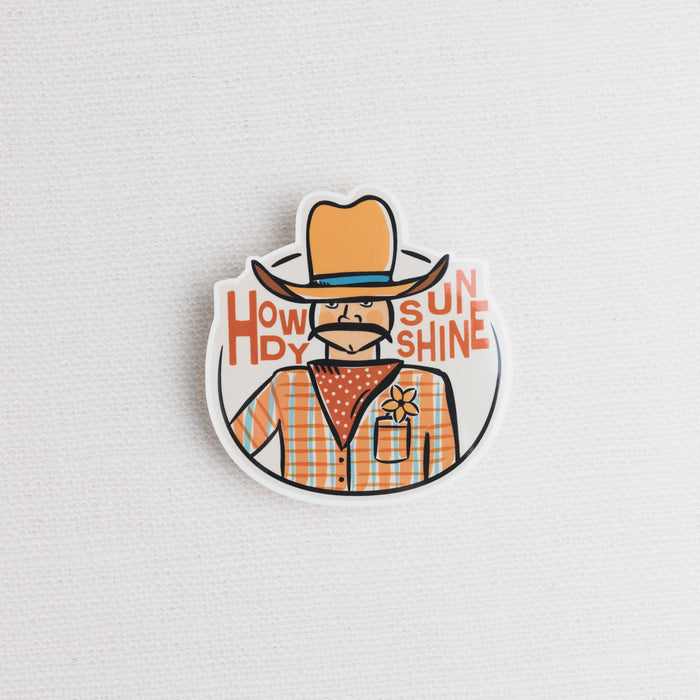 Morgan Lacey Hart - Howdy Sunshine Sticker