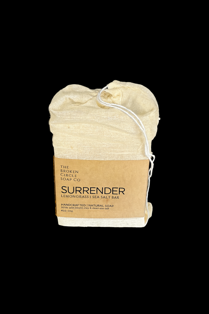 The Broken Circle Soap Co - Surrender (Lemongrass) | Sea Salt Bar | Vegan Soap