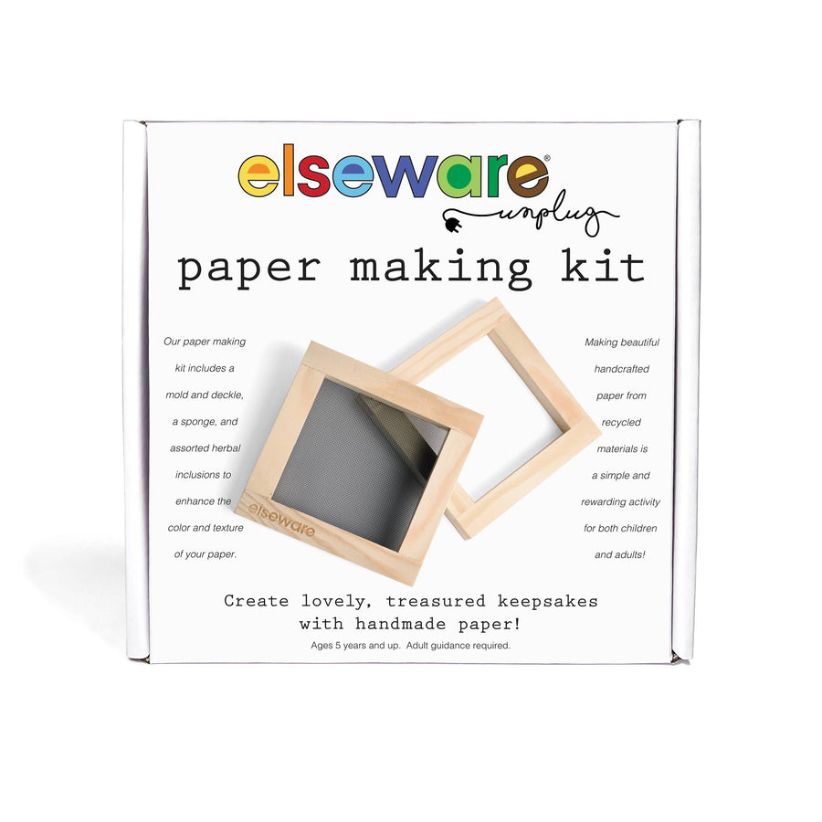 elseware unplug - Paper Making Kit - DIY Recycled Handmade Paper Craft