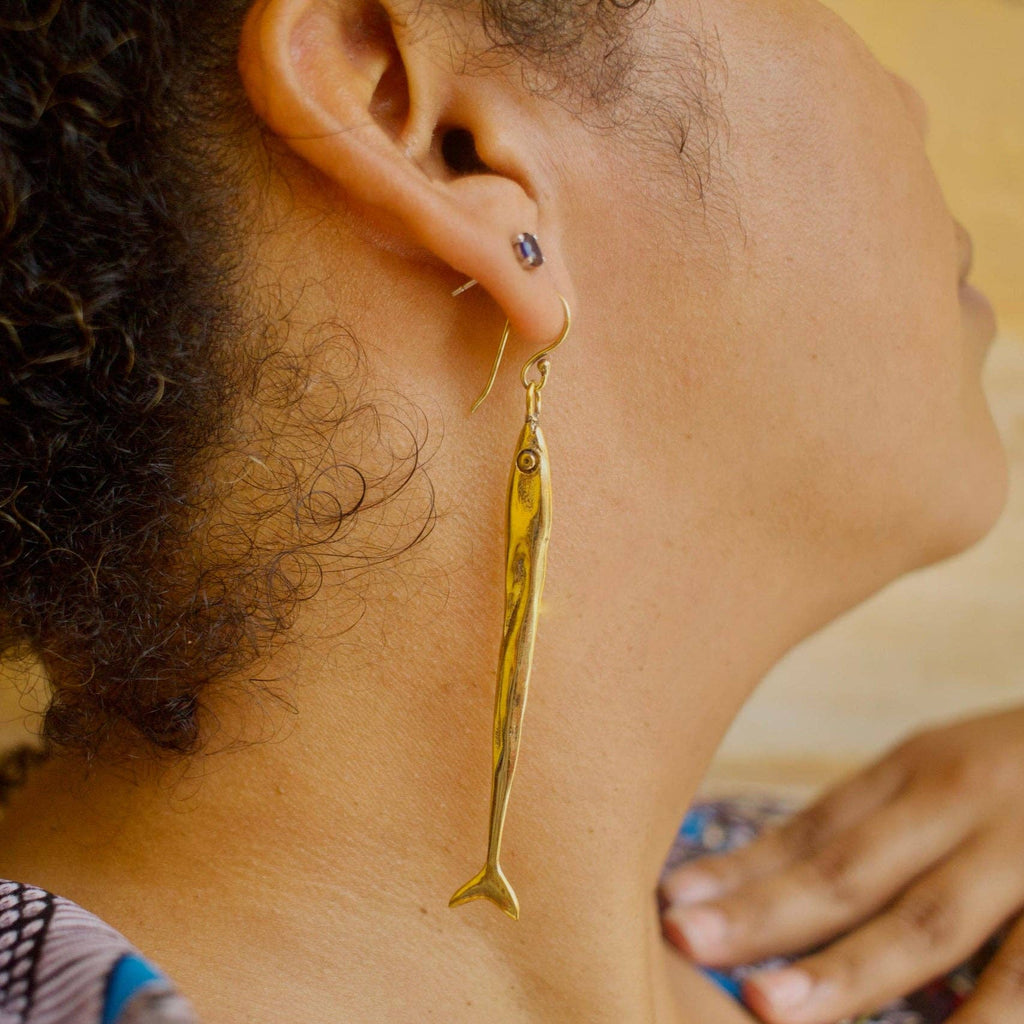 Dekko Trading - Long Fish Earrings