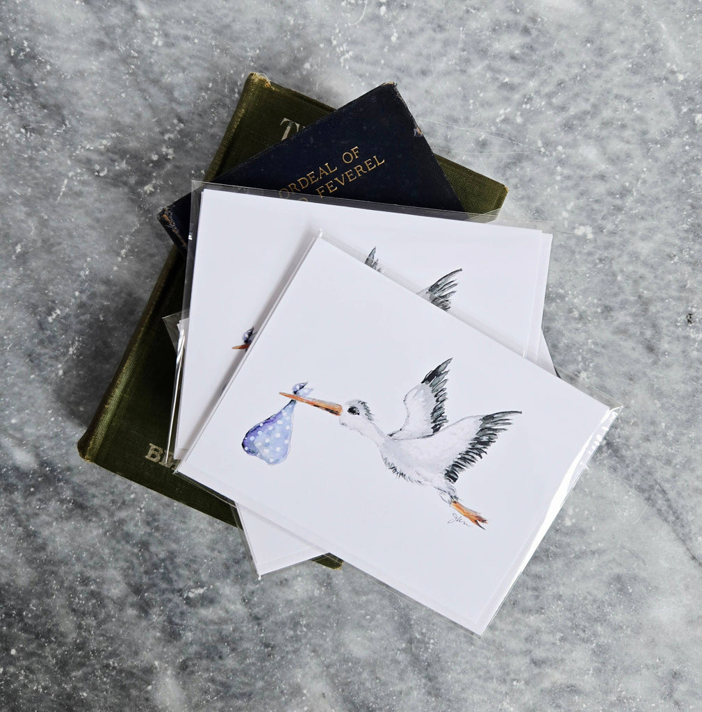 Julie Norkus - Note Card - Stork
