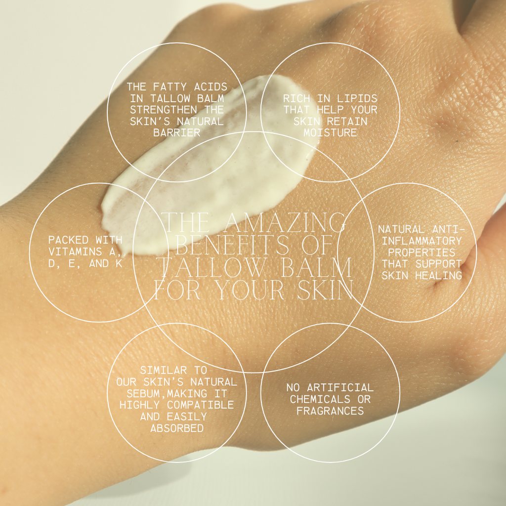 Wild Roots Tallow Co. - Juniper + Orange Whipped Tallow Balm| Tallow Moisturizer 