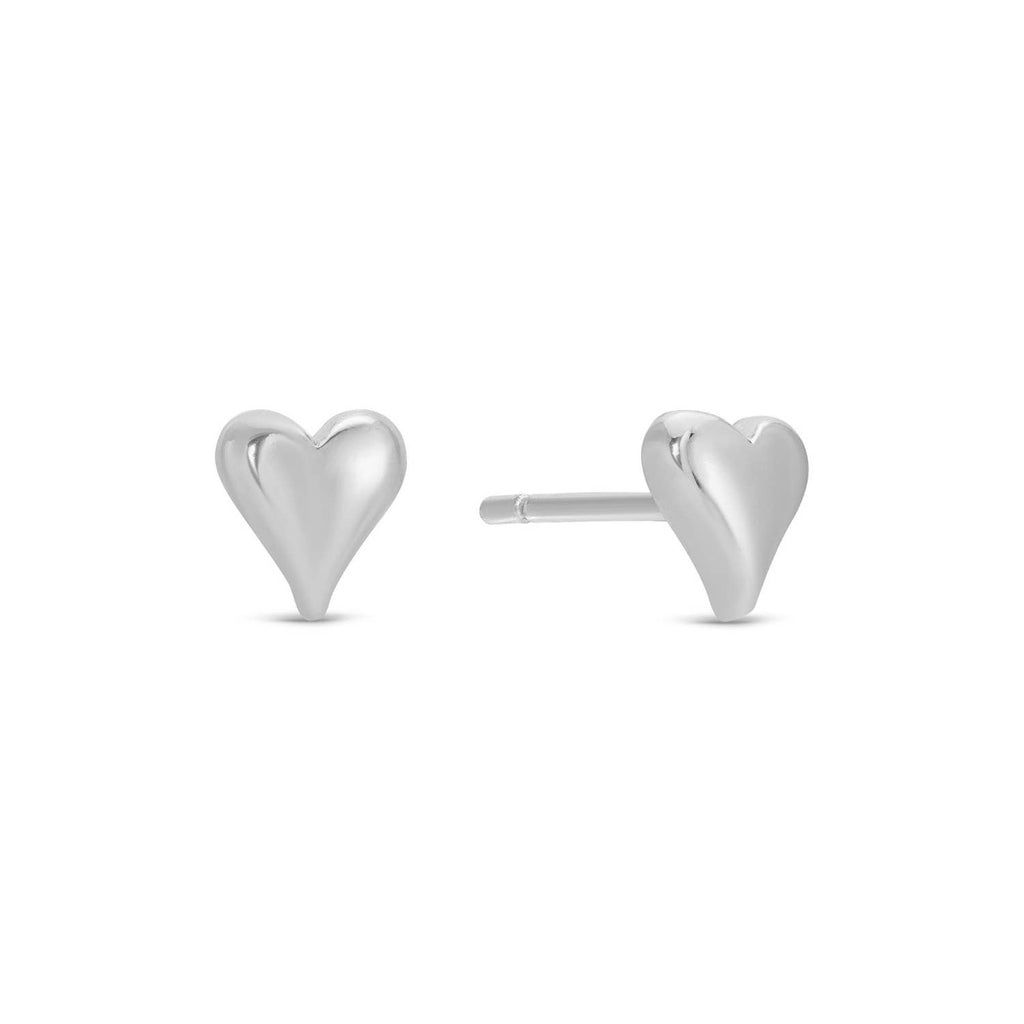 Splendid Iris - Simple Heart Studs On Velvet Gift Tag