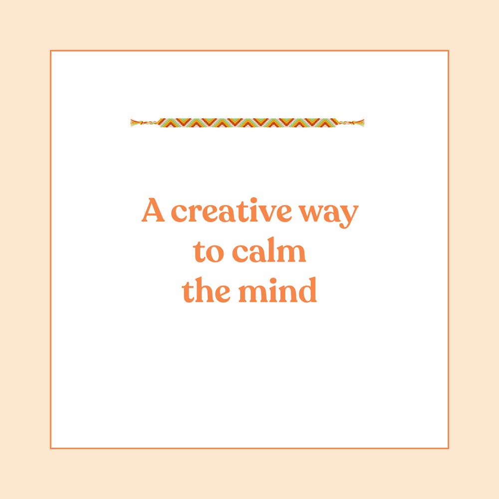 Chronicle Books - Mindful Crafts: Calm Vibes Friendship Bracelet Kit