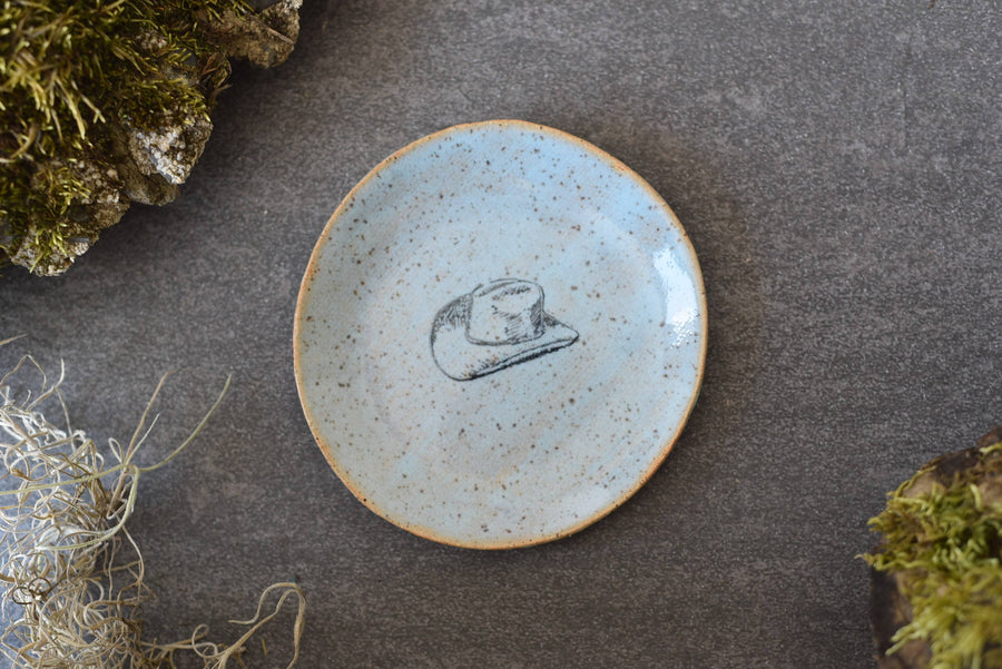 Mud & Maker - Mini Plate - Cowboy Hat