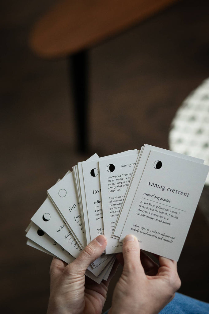 Slow North - Lunar Reflections - Moon Phase Deck