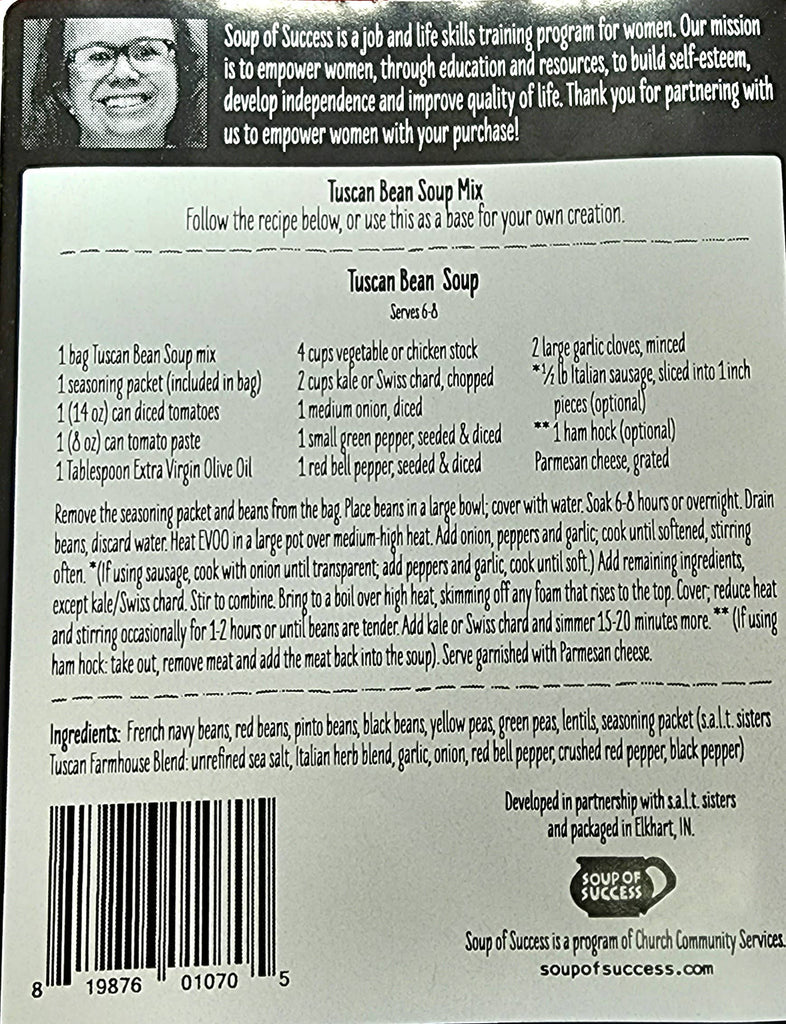 Soup Of Success - Tuscan Bean Soup