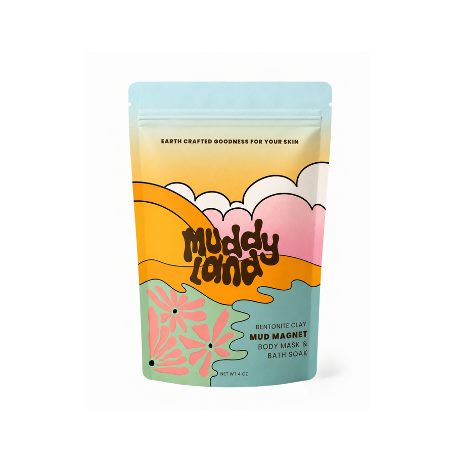 Muddyland - Mud Magnet Mini - Single-Use Body Mask and Bath Soak