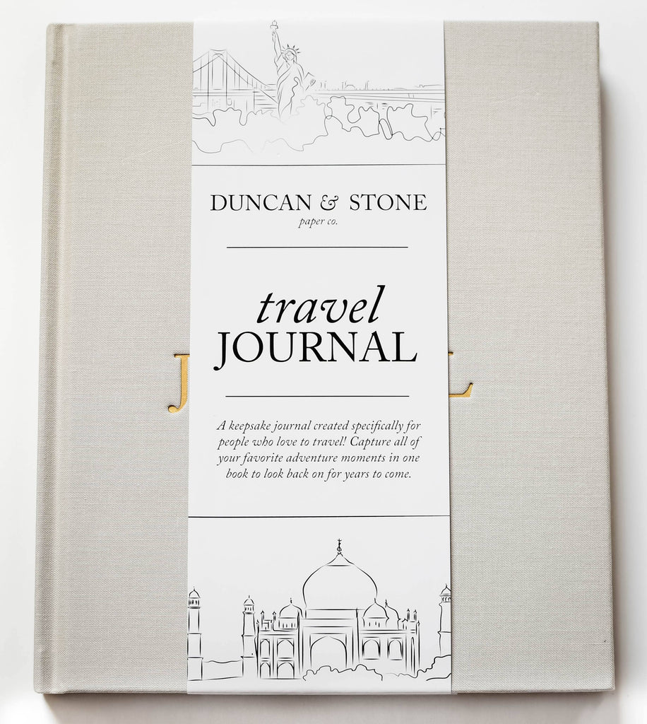 Duncan & Stone Paper Co. - Travel Journal | Adventure Keepsake | Trip Adventure Book