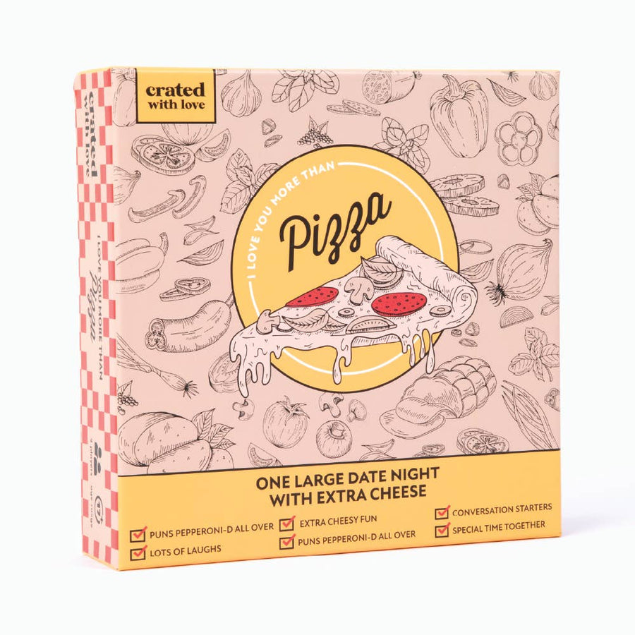 Pizza-Themed Couples Board Game