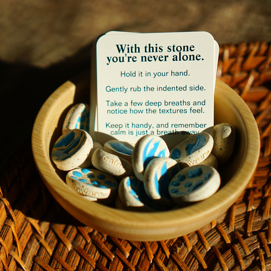 Calmware - Assorted Bumpy Worry Stones – Sensory Fidgets 