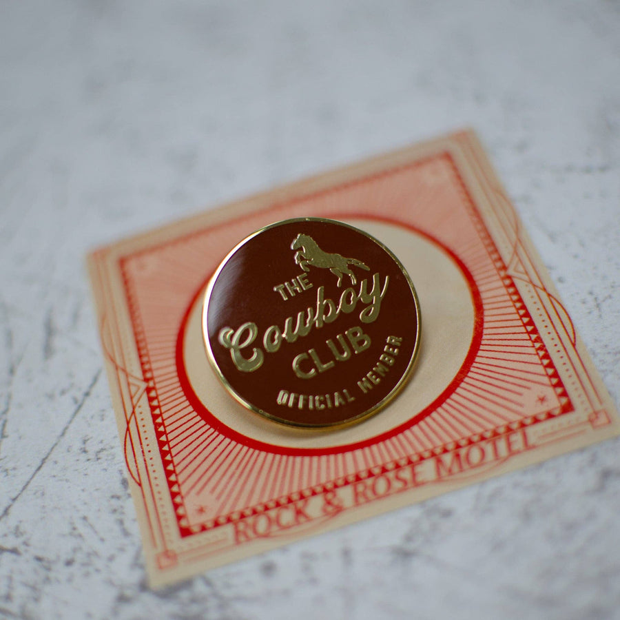 Rock And Rose Motel - The Cowboy Club Enamel Pin