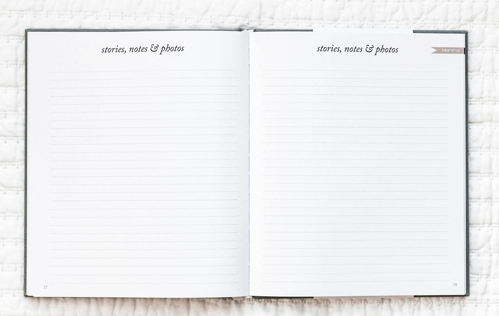 Duncan & Stone Paper Co. - Travel Journal | Adventure Keepsake | Trip Adventure Book