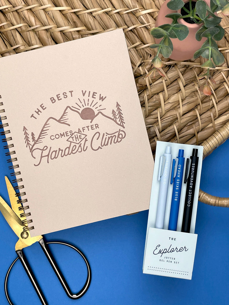 Ruff House Print Shop - Explorer Jotter Gel Pen: Set of 3