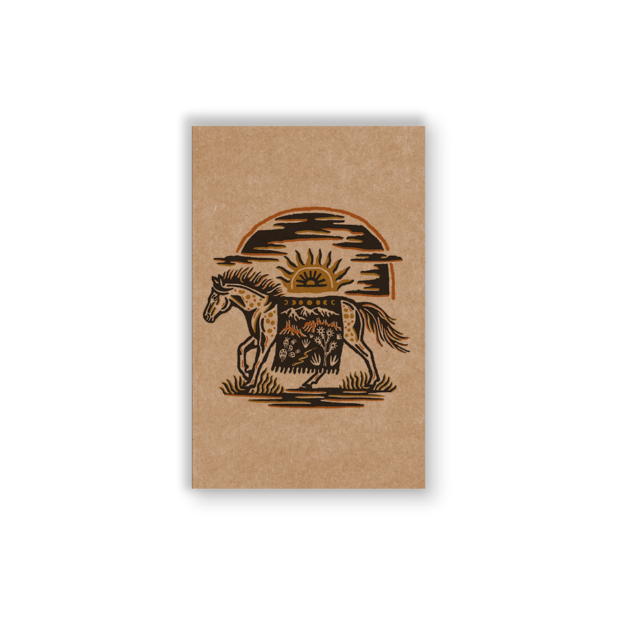 Denik - RaycoDesign — Wild West Kraft Classic Layflat Notebook