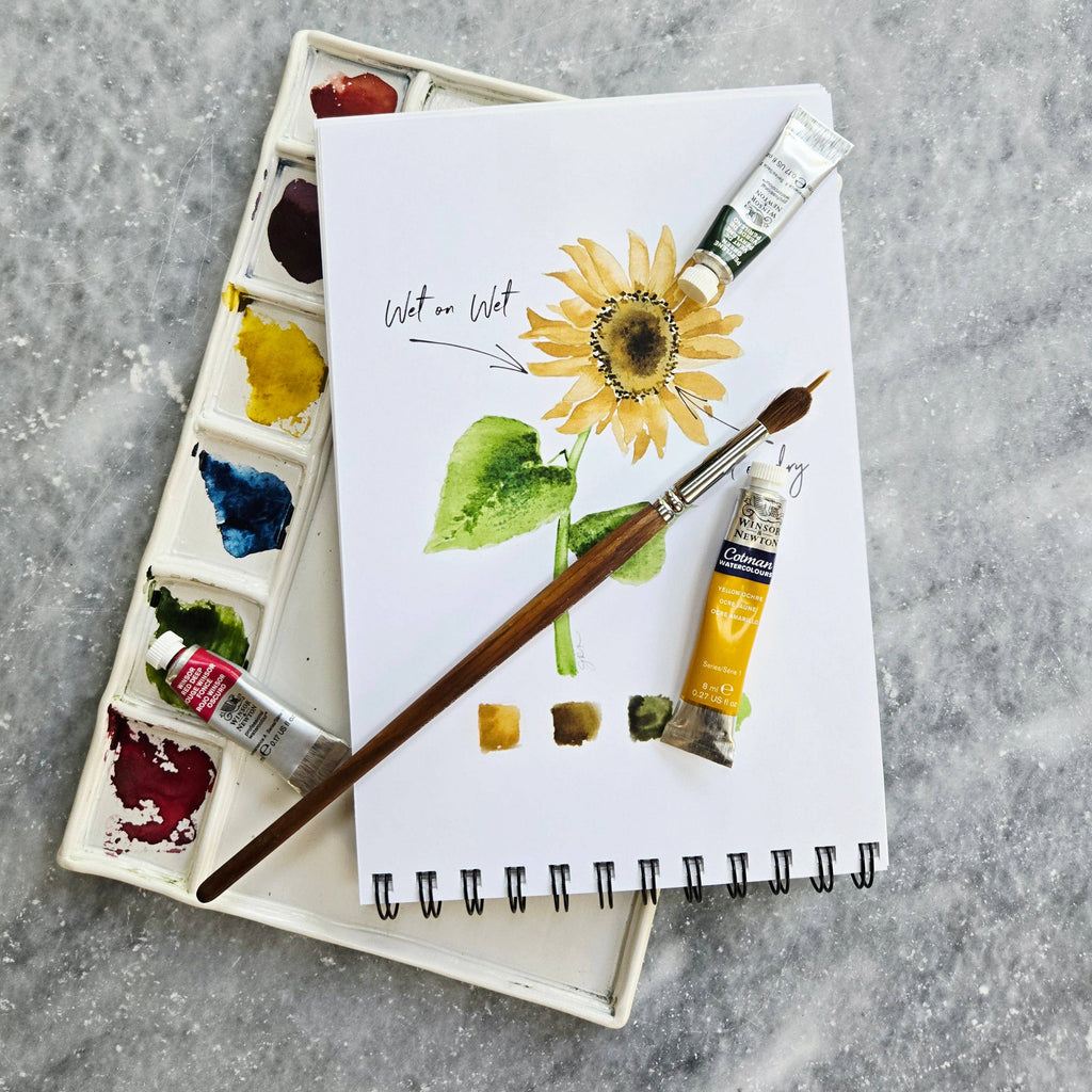 Julie Norkus - Watercolor Workbook, Spiral Bound 12 Months of Watercolor