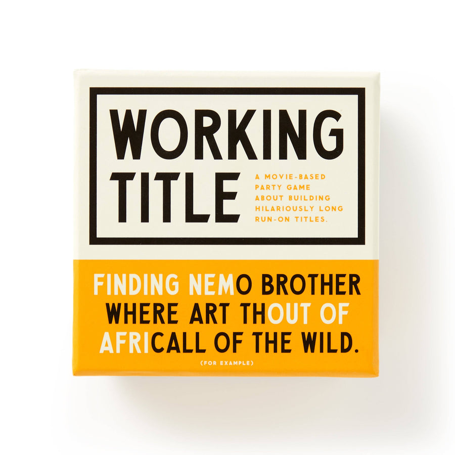 Chronicle Books - Brass Monkey Working Title Game