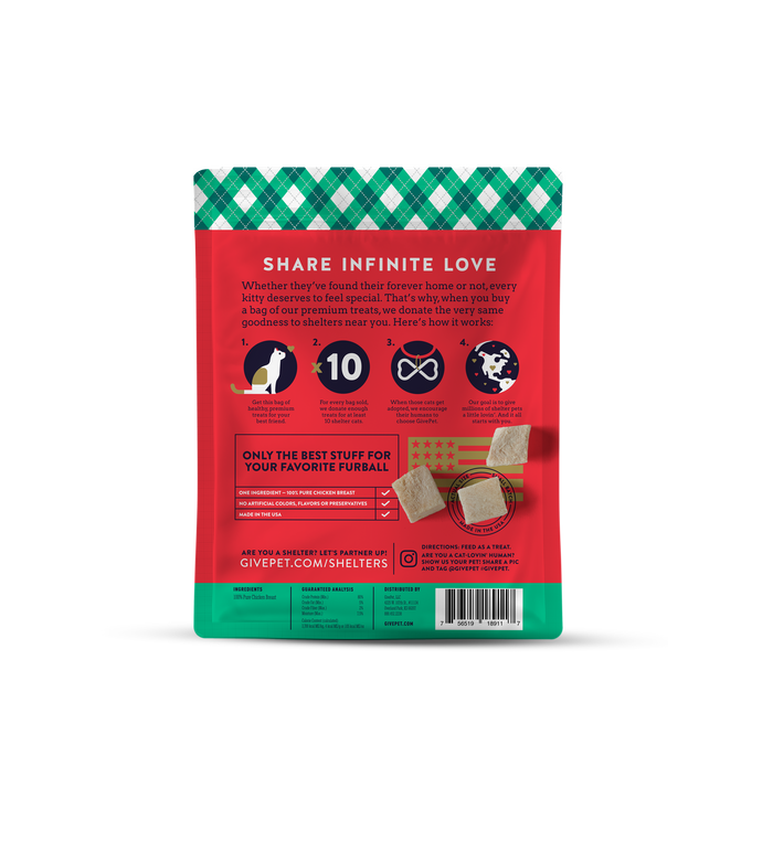 GivePet - GivePet Santa Claws Freeze Dried Christmas Cat Treats