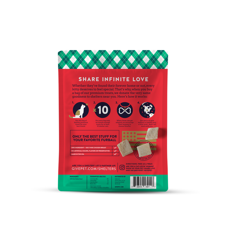 GivePet - GivePet Santa Claws Freeze Dried Christmas Cat Treats