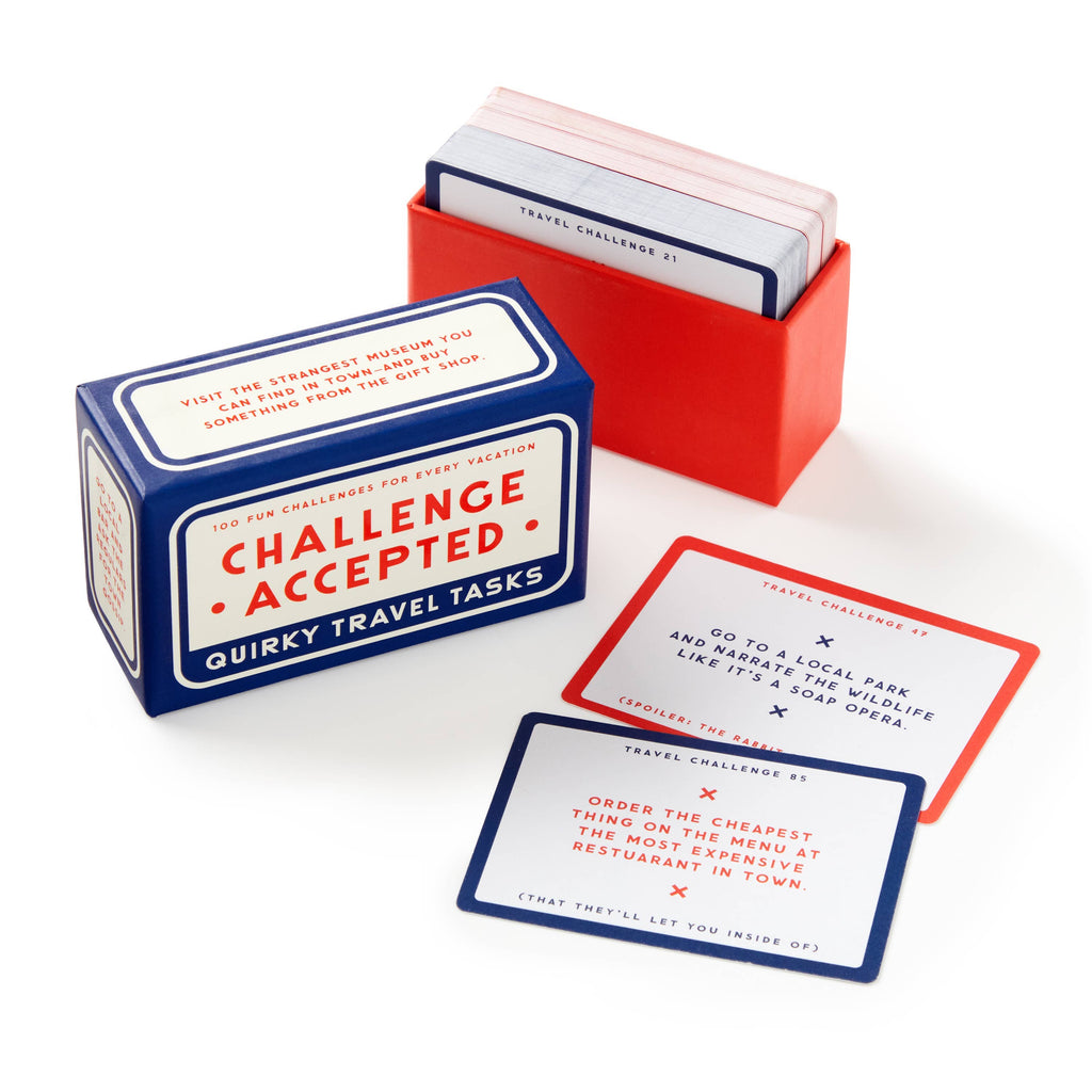 Chronicle Books - Brass Monkey Challenge Accepted Travel Tasks Card Deck