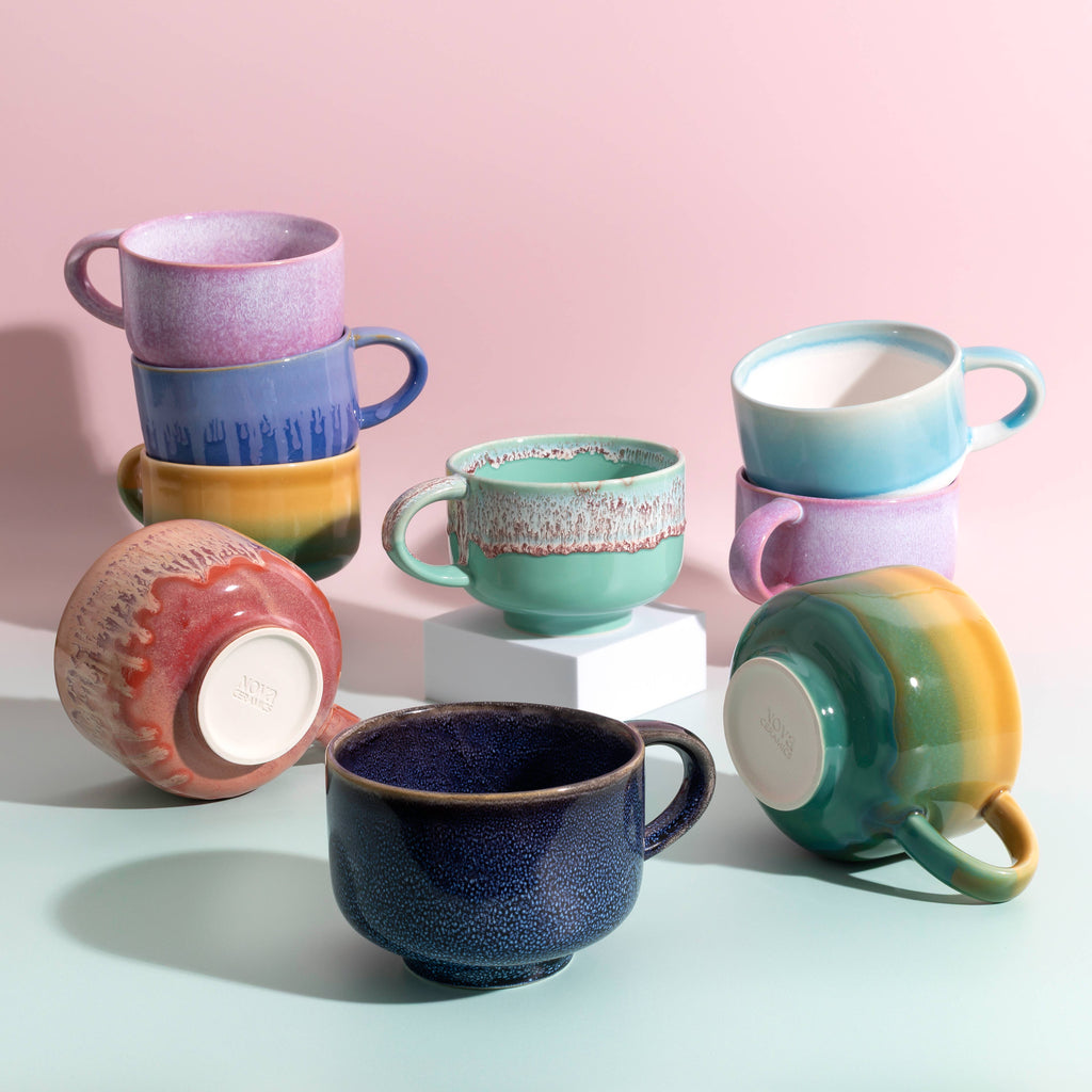 Nova Ceramics Travel Mugs - Abyss Handmade Ceramic Mug 16oz | Stoneware Coffee Mug