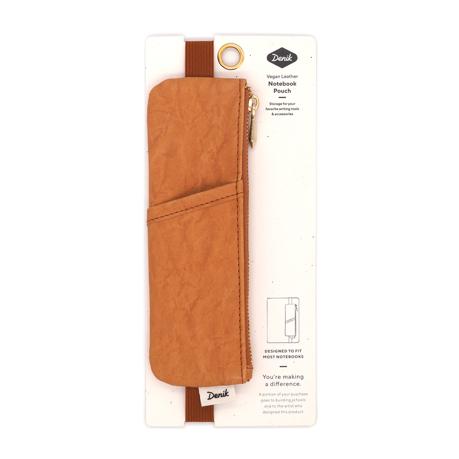 Denik - Caramel Crinkle Notebook Pouch NBPOUCH002